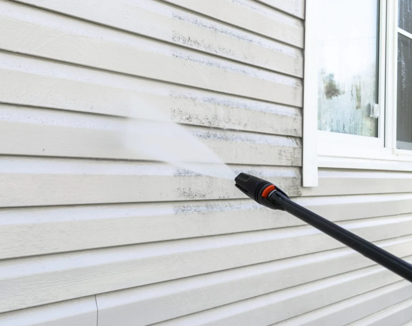 Reliable soft washing services near me in South Puget Sound by Laddermen Home Services.