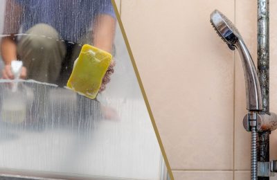 Technician performing eco-safe soft wash on house exterior